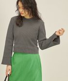 【シップス フォー ウィメン/SHIPS】の製品染め ワッフル プルオーバー ダークグレー|ID:prp329100004633933