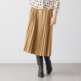 【リリアンビューティエクラ/Liliane Burty ECLAT】のシャンブレーツイル プリーツスカート 人気、トレンドファッション・服の通販 founy(ファニー) ファッション Fashion レディースファッション Fashion for Women スカート Skirts プリーツスカート / 上品フェミニンスタイル Pleated Skirts エレガント 上品 Elegant コレクション Collection, Seasonal Line シャンブレー Chambray, Denim-Like Fabric ダンガリー Dungaree, Chambray デニム Denim, Jeans Material フラット Flat, Flat Shoes プリーツ Pleats, Pleated リュクス Luxury, Elegant, High-End, Chic ロング Long, Long-Length A/W・秋冬 Autumn/Winter |ID:prp329100004633952