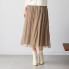 【リリアンビューティエクラ/Liliane Burty ECLAT】の【洗える・リバーシブル】チュール*デシンスカート 人気、トレンドファッション・服の通販 founy(ファニー) ファッション Fashion レディースファッション Fashion for Women スカート Skirts ウォッシャブル Machine Washable エレガント 上品 Elegant 洗える Machine Washable コレクション Collection, Seasonal Line チュール Tulip, Tulip Motif フェミニン Feminine, Girly リバーシブル Reversible, Two-Sided リュクス Luxury, Elegant, High-End, Chic ロング Long, Long-Length A/W・秋冬 Autumn/Winter thumbnail ベージュ|ID: prp329100004633954 ipo3291000000033420745