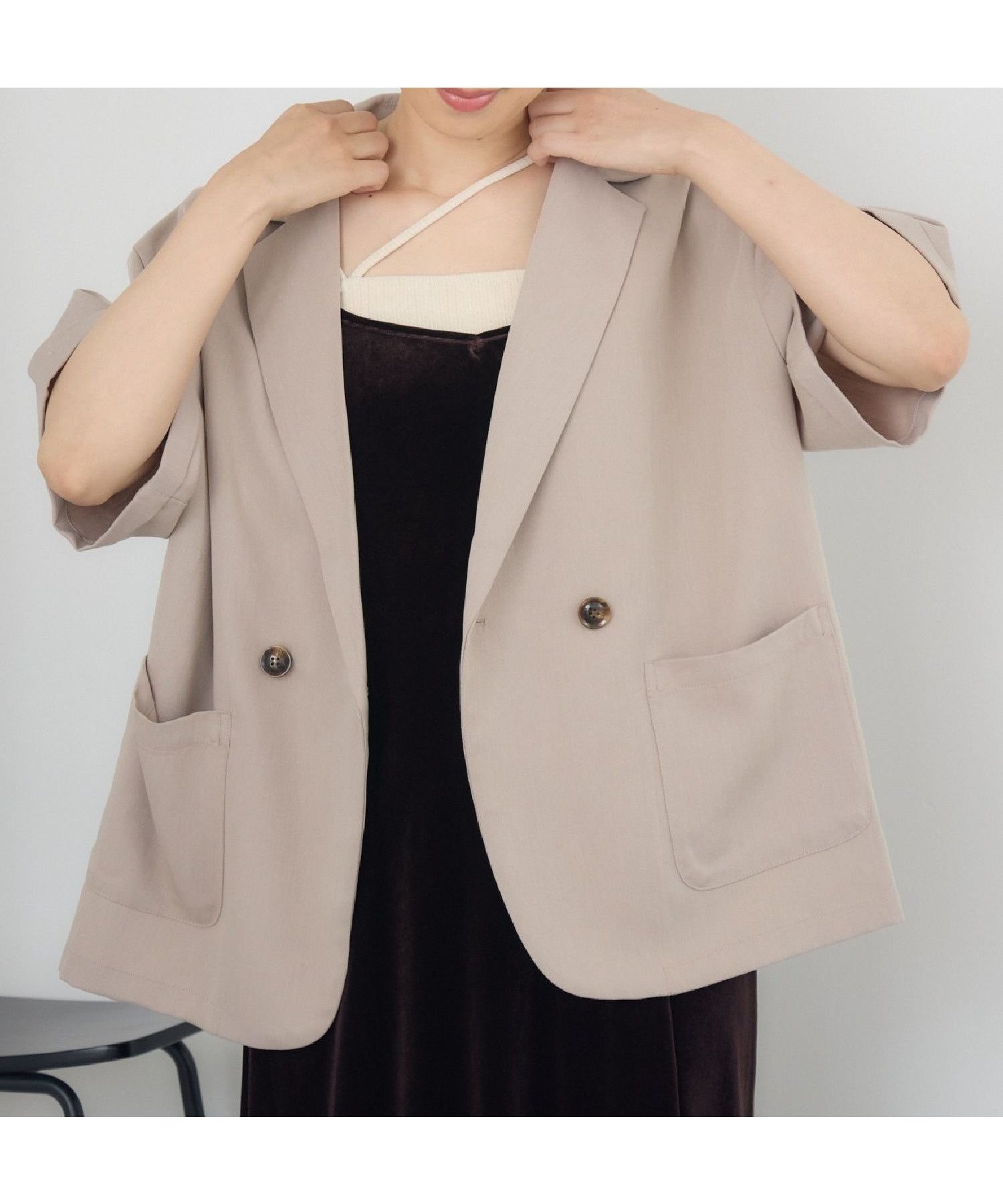 【レトロガール/RETRO GIRL】のダブルテーラードJK 人気、トレンドファッション・服の通販 founy(ファニー) 　ファッション　Fashion　レディースファッション　Fashion for Women　おすすめ　Recommended / Our Picks　インナー　Innerwear　ジャケット　Jacket, Outerwear　ダブル　Double, Double-Breasted　トレンド　Trend, Trending Now　プチプライス・低価格　Affordable / Budget Price　ベーシック　Basic, Essential　エレガント 上品　Elegant　夏　Summer　 other-1|ID: prp329100004633973 ipo3291000000033361857