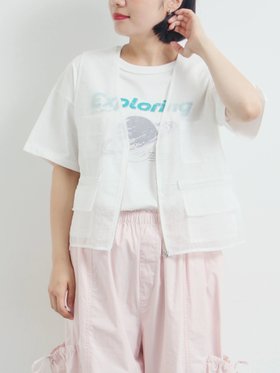 【サマンサモスモス/Samansa Mos2】のシアーナイロンジップベスト 人気、トレンドファッション・服の通販 founy(ファニー) ファッション Fashion レディースファッション Fashion for Women アウター Coat / Outerwear Collection トップス・カットソー Cut & Sew Tops ベスト&ジレ / 重ね着スタイル Vests & Gilets おすすめ Recommended / Our Picks カットソー Cut and Sewn Top フロント Front, Front Design ベスト Vest, Waistcoat |ID:prp329100004633979