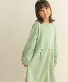 【アーバンリサーチ ドアーズ/URBAN RESEARCH DOORS】の裏毛セットアップ風ワンピース(KIDS) MINT|ID: prp329100004634047 ipo3291000000034010342