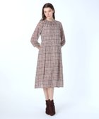 【スキャパ/SCAPA】のツイードプリントワンピース 人気、トレンドファッション・服の通販 founy(ファニー) ファッション Fashion レディースファッション Fashion for Women ワンピース Dresses エレガント 上品 Elegant ツイード Twill, Twill Weave フレア Flare, Flared プリント Print, Printed Pattern リラックス Relax, Relaxed Fit thumbnail ホワイト|ID: prp329100004634120 ipo3291000000033363581