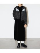 【ミラオーウェン/Mila Owen】のバックシャンフレンチスリーブベロアワンピース BLK[009]|ID: prp329100004634137 ipo3291000000033895599