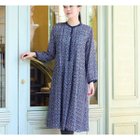 【ミゼール/MISSEL】の【洗える・3L/4Lサイズあり】カットジャカードワンピース 人気、トレンドファッション・服の通販 founy(ファニー) ファッション Fashion レディースファッション Fashion for Women ワンピース Dresses カラフル Colorful Design ジャカード／ジャガード Jacquard, Woven Pattern スリーブ Sleeve, Long Sleeve / Short Sleeve ツイード Twill, Twill Weave フェミニン Feminine, Girly プリント Print, Printed Pattern エレガント 上品 Elegant 洗える Machine Washable thumbnail ダークブルー|ID: prp329100004634182 ipo3291000000033364323