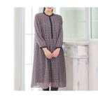 【ミゼール/MISSEL】の【洗える・3L/4Lサイズあり】カットジャカードワンピース 人気、トレンドファッション・服の通販 founy(ファニー) ファッション Fashion レディースファッション Fashion for Women ワンピース Dresses カラフル Colorful Design ジャカード／ジャガード Jacquard, Woven Pattern スリーブ Sleeve, Long Sleeve / Short Sleeve ツイード Twill, Twill Weave フェミニン Feminine, Girly プリント Print, Printed Pattern エレガント 上品 Elegant 洗える Machine Washable thumbnail ベージュ|ID: prp329100004634182 ipo3291000000033364324