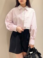 【スナイデル/SNIDEL】のSustainableレイヤードクロップドシャツ 人気、トレンドファッション・服の通販 founy(ファニー) ファッション Fashion レディースファッション Fashion for Women トップス・カットソー Cut & Sew Tops シャツ・ブラウス・オフィスカジュアル Elegant Blouses & Button-Ups イエロー Yellow 春 Spring クロップド Cropped, Short Length 今季 This Season, Current Season ストライプ Stripe, Striped Pattern チュニック Tunic, Long Top トレンド Trend, Trending Now パープル Purple, Violet フェミニン Feminine, Girly 無地 Plain, Solid Color エレガント 上品 Elegant thumbnail PNK[066]|ID: prp329100004634239 ipo3291000000033461478