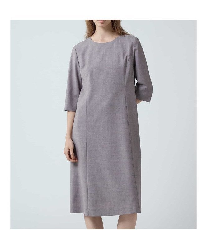 【アクアスキュータム/Aquascutum】のREDA ストレッチツイル OP インテリア・キッズ・メンズ・レディースファッション・服の通販 founy(ファニー) 　ファッション　Fashion　レディースファッション　Fashion for Women　ワンピース　Dresses　イタリア　Italy　ジャケット　Jacket, Outerwear　セットアップ　Set-Up, Coordinated Outfit　ドレス　Dress, One-Piece　定番　Standard, Basic Item　ネックレス　Necklace, Pendant Necklace　パープル　Purple, Violet　フィット　Fit, Slim Fit　フレア　Flare, Flared　ベーシック　Basic, Essential　おすすめ　Recommended / Our Picks　エレガント 上品　Elegant　ビジネス 仕事 通勤　Business / Work / Commuting　ラベンダー|ID: prp329100004634251 ipo3291000000033365002