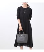 【リフレクト/Reflect】の【吸水速乾/防しわ】シルキープリーツワンピース 人気、トレンドファッション・服の通販 founy(ファニー) ファッション Fashion レディースファッション Fashion for Women ワンピース Dresses エレガント 上品 Elegant クラシカル Classical, Vintage-Inspired シルク Silk, 100% Silk プリーツ Pleats, Pleated ペチコート Petticoat, Underskirt ポケット Pocket, Pocket Detail 吸水 Absorbent, Quick-Dry thumbnail ブラック|ID: prp329100004634261 ipo3291000000033427814