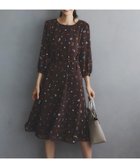 【リフレクト/Reflect】の【ウエストリボン付き】フレアプリントワンピース 人気、トレンドファッション・服の通販 founy(ファニー) ファッション Fashion レディースファッション Fashion for Women ワンピース Dresses フレア Flare, Flared プリント Print, Printed Pattern ベーシック Basic, Essential モチーフ Motif, Design Theme リボン Ribbon, Bow リーフ Leaf, Botanical Leaf レオパード Leopard, Animal Print エレガント 上品 Elegant thumbnail ブラウン|ID: prp329100004634265 ipo3291000000033427821