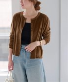【ジャーナルスタンダード レリューム/JOURNAL STANDARD relume】の25AW新作 シアーベロアクルーネックカーディガン 人気、トレンドファッション・服の通販 founy(ファニー) ファッション Fashion レディースファッション Fashion for Women トップス・カットソー Cut & Sew Tops カーディガン・羽織り Layered Style Cardigans ベロアトップス Velour Tops / Velvet-Look Items 2025年 2025 2025-2026秋冬・A/W Autumn/Winter 2025–26 AW25–26 おすすめ Recommended / Our Picks アンサンブル Ensemble Set カーディガン Cardigan, Knitwear コンパクト Compact, Small Size ストレッチ Stretch, Stretchy Fabric ベロア Velour, Soft Velvet エレガント 上品 Elegant 秋 Autumn thumbnail ブラウン|ID: prp329100004634285 ipo3291000000033468211