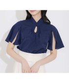 【ノエラ/Noela】のフレアスリーブツイストブラウス 人気、トレンドファッション・服の通販 founy(ファニー) ファッション Fashion レディースファッション Fashion for Women トップス・カットソー Cut & Sew Tops シャツ・ブラウス・オフィスカジュアル Elegant Blouses & Button-Ups とろみ Fluid, Flowy Fabric インナー Innerwear スリット Slit, Slit Detail ツイスト Tweed, Tweed Fabric ベーシック Basic, Essential ポケット Pocket, Pocket Detail エレガント 上品 Elegant thumbnail ネイビー|ID: prp329100004634381 ipo3291000000033557247