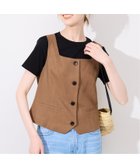 【スローブ イエナ/SLOBE IENA】のリネン混スクエアジレ 人気、トレンドファッション・服の通販 founy(ファニー) ファッション Fashion レディースファッション Fashion for Women アウター Coat / Outerwear Collection トップス・カットソー Cut & Sew Tops ベスト&ジレ / 重ね着スタイル Vests & Gilets 2025年 2025 2025春夏・S/S Spring/Summer 2025 SS25 おすすめ Recommended / Our Picks インナー Innerwear カットソー Cut and Sewn Top コンパクト Compact, Small Size スクエア Square, Square Shape セットアップ Set-Up, Coordinated Outfit トレンド Trend, Trending Now バランス Balance, Style Balance リネン Linen, Linen Fabric ワイド Wide, Wide Fit 夏 Summer thumbnail キャメル|ID: prp329100004634498 ipo3291000000033367385