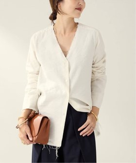 【プラージュ/Plage】のR IAM シルクMIX DAMEGE シャツ 人気、トレンドファッション・服の通販 founy(ファニー) ファッション Fashion レディースファッション Fashion for Women トップス・カットソー Cut & Sew Tops シャツ・ブラウス・オフィスカジュアル Elegant Blouses & Button-Ups インナー Innerwear シルク Silk, 100% Silk ジャケット Jacket, Outerwear ジュエリー Jewelry, Accessories ダメージ Distressed, Destroyed |ID:prp329100004634555