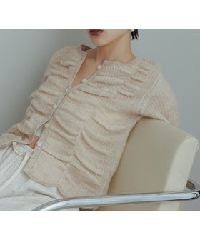 【アダム エ ロペ/ADAM ET ROPE'】の【WEB限定】ダブルモヘアシャーリングカーディガン 人気、トレンドファッション・服の通販 founy(ファニー) ファッション Fashion レディースファッション Fashion for Women トップス・カットソー Cut & Sew Tops カーディガン・羽織り Layered Style Cardigans インナー Innerwear カーディガン Cardigan, Knitwear キャミソール Camisole, Spaghetti Strap Top コンパクト Compact, Small Size シャーリング Shirring, Ruched ポケット Pocket, Pocket Detail A/W・秋冬 Autumn/Winter おすすめ Recommended / Our Picks 2026年 2026 |ID:prp329100004634558