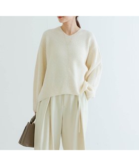 【アーバンリサーチ/URBAN RESEARCH】のHAMILTON WOOL 畦Vネックニット 人気、トレンドファッション・服の通販 founy(ファニー) ファッション Fashion レディースファッション Fashion for Women トップス・カットソー Cut & Sew Tops ニット Knit Tops & Sweaters Vネックトップス V-Neck Tops / V-Cut Neckline Shirts インナー Innerwear 畦 Ribbed Knit カットソー Cut and Sewn Top シンプル Simple, Minimal バランス Balance, Style Balance A/W・秋冬 Autumn/Winter 冬 Winter / This Winter 2024年 2024 2024-2025秋冬・A/W Autumn/Winter 2024–25 AW24–25 |ID:prp329100004634574