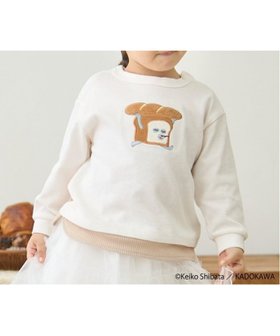 【ナルミヤ オンライン/NARUMIYA ONELINE / KIDS】の【パンどろぼう】アップリケ長袖Tシャツ 人気、トレンドファッション・服の通販 founy(ファニー) ファッション Fashion キッズファッション Fashion for Kids キャラクター Character, Licensed Characters ドッキング Docking, Mixed Material ポケット Pocket, Pocket Detail 人気 Popular, Best Seller 長袖 Long Sleeve, Full Sleeve |ID:prp329100004634602