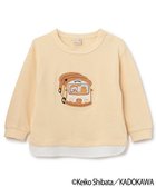 【ナルミヤ オンライン/NARUMIYA ONELINE / KIDS】の【パンどろぼう】アップリケ長袖Tシャツ 人気、トレンドファッション・服の通販 founy(ファニー) ファッション Fashion キッズファッション Fashion for Kids キャラクター Character, Licensed Characters ドッキング Docking, Mixed Material ポケット Pocket, Pocket Detail 人気 Popular, Best Seller 長袖 Long Sleeve, Full Sleeve thumbnail クリーム|ID: prp329100004634602 ipo3291000000033368545
