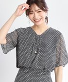 【リフレクト/Reflect】の【マシンウォッシュ可/セットアップ可】コツキ柄プリントブラウス 人気、トレンドファッション・服の通販 founy(ファニー) ファッション Fashion レディースファッション Fashion for Women トップス・カットソー Cut & Sew Tops シャツ・ブラウス・オフィスカジュアル Elegant Blouses & Button-Ups イレギュラー Irregular Design セットアップ Set-Up, Coordinated Outfit チェック Check, Plaid, Tartan ビンテージ Vintage, Retro Style プリント Print, Printed Pattern thumbnail ネイビー|ID: prp329100004634624 ipo3291000000033570695