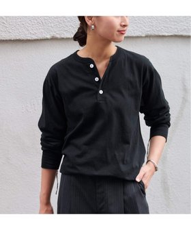 【フレームワーク/FRAMeWORK】のHealthknit/ヘルスニット ヘンリーロングスリーブ 人気、トレンドファッション・服の通販 founy(ファニー) ファッション Fashion レディースファッション Fashion for Women トップス・カットソー Cut & Sew Tops ニット Knit Tops & Sweaters クラシカル Classical, Vintage-Inspired ネコ Cat, Feline Motif 人気 Popular, Best Seller おすすめ Recommended / Our Picks |ID:prp329100004634832