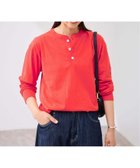 【フレームワーク/FRAMeWORK】のHealthknit/ヘルスニット ヘンリーロングスリーブ 人気、トレンドファッション・服の通販 founy(ファニー) ファッション Fashion レディースファッション Fashion for Women トップス・カットソー Cut & Sew Tops ニット Knit Tops & Sweaters クラシカル Classical, Vintage-Inspired ネコ Cat, Feline Motif 人気 Popular, Best Seller おすすめ Recommended / Our Picks thumbnail レッド|ID: prp329100004634832 ipo3291000000033569738