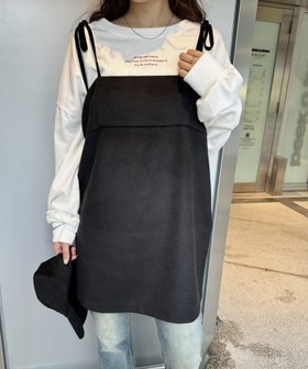 【パルグループ/PAL GROUP】の【mystic】シャギーリボンミニワンピ 人気、トレンドファッション・服の通販 founy(ファニー) ファッション Fashion レディースファッション Fashion for Women ワンピース Dresses おすすめ Recommended / Our Picks シンプル Simple, Minimal トレンド Trend, Trending Now ボトム Bottoms, Lower Wear リボン Ribbon, Bow ロング Long, Long-Length |ID:prp329100004634863