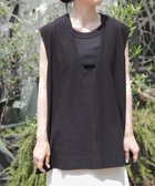 【アーバンリサーチ ドアーズ/URBAN RESEARCH DOORS】のFORK SPOON ジャガードUネックベスト 人気、トレンドファッション・服の通販 founy(ファニー) ファッション Fashion レディースファッション Fashion for Women アウター Coat / Outerwear Collection トップス・カットソー Cut & Sew Tops ベスト&ジレ / 重ね着スタイル Vests & Gilets 2025年 2025 2025春夏・S/S Spring/Summer 2025 SS25 おすすめ Recommended / Our Picks カットソー Cut and Sewn Top シンプル Simple, Minimal ジャカード／ジャガード Jacquard, Woven Pattern タンク Tank Top, Sleeveless Top ベスト Vest, Waistcoat ベーシック Basic, Essential 夏 Summer S/S・春夏 SS, Spring/Summer, Warm Season thumbnail BLACK|ID: prp329100004634946 ipo3291000000033406338