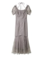 【スナイデル/SNIDEL】のギャザードレープレースドレス 人気、トレンドファッション・服の通販 founy(ファニー) ファッション Fashion レディースファッション Fashion for Women ワンピース Dresses フォーマル・パーティードレス・結婚式用ドレス Elegant & Casual Dresses エレガント 上品 Elegant ドレス Dress, One-Piece フィット Fit, Slim Fit フォーマル Formal, Dressy フレア Flare, Flared レース Lace, Lace Fabric ローズ Rose, Rose Motif おすすめ Recommended / Our Picks |ID:prp329100004634947