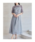 【ビーフラット/bflat】のフラワーレースノットデザインドレス パーティードレス オケージョンドレス 結婚式 人気、トレンドファッション・服の通販 founy(ファニー) ファッション Fashion レディースファッション Fashion for Women ワンピース Dresses フォーマル・パーティードレス・結婚式用ドレス Elegant & Casual Dresses オーガンジー Organza Fabric ギャザー Gathered, Ruffled デコルテ Décolleté, Neckline ドレス Dress, One-Piece フラワー Flower, Floral フレア Flare, Flared レース Lace, Lace Fabric おすすめ Recommended / Our Picks 結婚式 Wedding 披露宴 Wedding Reception 二次会 After Party thumbnail ブルーグレー|ID: prp329100004634965 ipo3291000000033374768