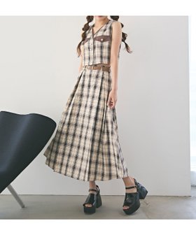 【レディアゼル/REDYAZEL】のクラシカルチェックベスト フレアスカートセットアップ 人気、トレンドファッション・服の通販 founy(ファニー) ファッション Fashion レディースファッション Fashion for Women アウター Coat / Outerwear Collection セットアップ Matching Sets スカート・ミニ/ミディ/マキシ Skirts / Mini, Midi & Maxi Skirts スカート Skirts Aライン・フレアスカート A-Line & Flared Skirts おすすめ Recommended / Our Picks クラシカル Classical, Vintage-Inspired セットアップ Set-Up, Coordinated Outfit タートルネック Turtleneck, High Neck ダウン Down, Puffer チェック Check, Plaid, Tartan バランス Balance, Style Balance パイピング Piping, Trim Design フレア Flare, Flared ベスト Vest, Waistcoat ポケット Pocket, Pocket Detail A/W・秋冬 Autumn/Winter |ID:prp329100004634970