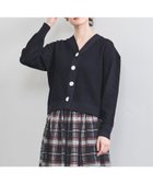 【ユナイテッドアローズ/UNITED ARROWS】のメッシュ Vネック カーディガン 人気、トレンドファッション・服の通販 founy(ファニー) ファッション Fashion レディースファッション Fashion for Women トップス・カットソー Cut & Sew Tops カーディガン・羽織り Layered Style Cardigans Vネックトップス V-Neck Tops / V-Cut Neckline Shirts アイレット Eyelet Lace カーディガン Cardigan, Knitwear ボトム Bottoms, Lower Wear メッシュ Mesh, Net Fabric ワイド Wide, Wide Fit thumbnail NAVY|ID: prp329100004634984 ipo3291000000033375102