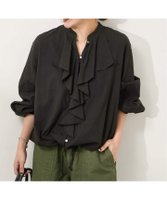 【ジャーナルスタンダード/JOURNAL STANDARD】のボイルストライプフリルブラウス 人気、トレンドファッション・服の通販 founy(ファニー) ファッション Fashion レディースファッション Fashion for Women トップス・カットソー Cut & Sew Tops シャツ・ブラウス・オフィスカジュアル Elegant Blouses & Button-Ups 2025年 2025 2025-2026秋冬・A/W Autumn/Winter 2025–26 AW25–26 ストライプ Stripe, Striped Pattern フリル Frill, Ruffle フロント Front, Front Design ブラウジング Blouson Silhouette, Cinched Waist 羽織 Haori, Light Jacket |ID:prp329100004635127