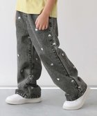 【デビロック/devirock / KIDS】のハート刺繍 デニム ワイドパンツ デニムパンツ ロングパンツ 長ズボン ボトムス 25AW 人気、トレンドファッション・服の通販 founy(ファニー) ファッション Fashion キッズファッション Fashion for Kids ボトムス Bottoms チュール Tulip, Tulip Motif デニム Denim, Jeans Material トレンド Trend, Trending Now ロング Long, Long-Length ワイド Wide, Wide Fit おすすめ Recommended / Our Picks 2025年 2025 2025-2026秋冬・A/W Autumn/Winter 2025–26 AW25–26 thumbnail 001-ケミカルブラック|ID: prp329100004635136 ipo3291000000033494651
