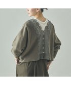 【カレンソロジー/Curensology】のバックレースニットプルオーバー 人気、トレンドファッション・服の通販 founy(ファニー) ファッション Fashion レディースファッション Fashion for Women トップス・カットソー Cut & Sew Tops ニット Knit Tops & Sweaters カジュアルプルオーバー・ニットトップス Pullovers & Knit Tops / Casual Pullovers エレガント 上品 Elegant フェミニン Feminine, Girly ワイド Wide, Wide Fit 洗える Machine Washable thumbnail ダークブラウン|ID: prp329100004635179 ipo3291000000033905808