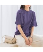 【アーバンリサーチ ロッソ/URBAN RESEARCH ROSSO】の接触冷感ハーフスリーブドルマンTシャツ 人気、トレンドファッション・服の通販 founy(ファニー) ファッション Fashion レディースファッション Fashion for Women トップス・カットソー Cut & Sew Tops シャツ・ブラウス・オフィスカジュアル Elegant Blouses & Button-Ups ロングTシャツ・Tシャツ Longline T-Shirts & Tees 2025年 2025 2025春夏・S/S Spring/Summer 2025 SS25 シンプル Simple, Minimal スラックス Slacks, Dress Pants デニム Denim, Jeans Material ボトム Bottoms, Lower Wear ラウンド Round, Round Neck 夏 Summer S/S・春夏 SS, Spring/Summer, Warm Season thumbnail grape|ID: prp329100004635269 ipo3291000000033595121