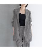 【アパートバイローリーズ/apart by lowrys】のツイーディーカラミジャケット 人気、トレンドファッション・服の通販 founy(ファニー) ファッション Fashion レディースファッション Fashion for Women アウター Coat / Outerwear Collection レディースジャケット・軽アウター Jackets おすすめ Recommended / Our Picks ジャケット Jacket, Outerwear セットアップ Set-Up, Coordinated Outfit ツイード Twill, Twill Weave デニム Denim, Jeans Material トレンド Trend, Trending Now メッシュ Mesh, Net Fabric 夏 Summer 洗える Machine Washable 秋 Autumn thumbnail グレー10|ID: prp329100004635283 ipo3291000000033565874