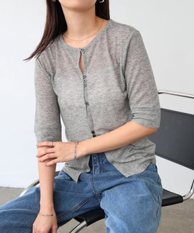 【アンドミー/andme】のテレコリブ シアー 半袖 トップス 人気、トレンドファッション・服の通販 founy(ファニー) ファッション Fashion レディースファッション Fashion for Women トップス・カットソー Cut & Sew Tops コンパクト Compact, Small Size シアー Sheer, See-Through トレンド Trend, Trending Now ランダム Random, Irregular 半袖 Short Sleeve, Half Sleeve |ID:prp329100004635326