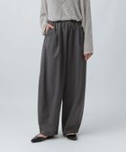 【レプシィム ローリーズファーム/LEPSIM LOWRYS FARM】のスラックスコクーンパンツ チャコールグレー18|ID: prp329100004635539 ipo3291000000034560412