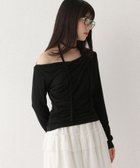 【ヘザー/Heather】のタイ付きドレープカットソー 人気、トレンドファッション・服の通販 founy(ファニー) ファッション Fashion レディースファッション Fashion for Women トップス・カットソー Cut & Sew Tops カットソー・ベーシックTシャツ Cut-and-Sewn Tops / Stretch Tees & Basics ショルダー Shoulder, Shoulder Strap ボトム Bottoms, Lower Wear ロング Long, Long-Length thumbnail ブラック|ID: prp329100004635544 ipo3291000000033386234