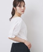 【インデックス/INDEX】のレースドッキングスリーブトップス【洗濯機洗い可/UVケア】 人気、トレンドファッション・服の通販 founy(ファニー) ファッション Fashion レディースファッション Fashion for Women トップス・カットソー Cut & Sew Tops シフォン Chiffon, Lightweight Fabric シルケット Silket, Silky Cotton ストレート Straight, Straight Cut スリーブ Sleeve, Long Sleeve / Short Sleeve デニム Denim, Jeans Material トレンド Trend, Trending Now なめらか Smooth, Silky Texture レース Lace, Lace Fabric エレガント 上品 Elegant thumbnail オフホワイト|ID: prp329100004635545 ipo3291000000033633978