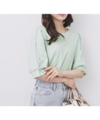 【インデックス/INDEX】のレースドッキングスリーブトップス【洗濯機洗い可/UVケア】 人気、トレンドファッション・服の通販 founy(ファニー) ファッション Fashion レディースファッション Fashion for Women トップス・カットソー Cut & Sew Tops シフォン Chiffon, Lightweight Fabric シルケット Silket, Silky Cotton ストレート Straight, Straight Cut スリーブ Sleeve, Long Sleeve / Short Sleeve デニム Denim, Jeans Material トレンド Trend, Trending Now なめらか Smooth, Silky Texture レース Lace, Lace Fabric エレガント 上品 Elegant thumbnail ミントグリーン|ID: prp329100004635545 ipo3291000000033633980