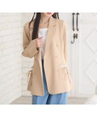 【レトロガール/RETRO GIRL】の【セットアップ対応】レーステーラードJK ブラウン|ID: prp329100004635598 ipo3291000000033388116
