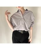 【アニュアンス/anuans】のスタンダードシャツ 人気、トレンドファッション・服の通販 founy(ファニー) ファッション Fashion レディースファッション Fashion for Women トップス・カットソー Cut & Sew Tops シャツ・ブラウス・オフィスカジュアル Elegant Blouses & Button-Ups カフス Cuff Design シルク Silk, 100% Silk スタンダード Standard, Basic 定番 Standard, Basic Item プレミアム Premium, High-End ベーシック Basic, Essential thumbnail GREY|ID: prp329100004635604 ipo3291000000033388327