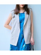 【フレイ アイディー/FRAY I.D】のトレンチライクジレ 人気、トレンドファッション・服の通販 founy(ファニー) ファッション Fashion レディースファッション Fashion for Women アウター Coat / Outerwear Collection トップス・カットソー Cut & Sew Tops ベスト&ジレ / 重ね着スタイル Vests & Gilets スタイリッシュ Stylish, Fashionable セットアップ Set-Up, Coordinated Outfit トレンド Trend, Trending Now パッチ Patch, Appliqué ベスト Vest, Waistcoat ボックス Boxy, Box Shape エレガント 上品 Elegant thumbnail BEG[037]|ID: prp329100004635626 ipo3291000000033850330