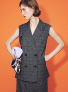 【フレイ アイディー/FRAY I.D】のトレンチライクジレ 人気、トレンドファッション・服の通販 founy(ファニー) ファッション Fashion レディースファッション Fashion for Women アウター Coat / Outerwear Collection トップス・カットソー Cut & Sew Tops ベスト&ジレ / 重ね着スタイル Vests & Gilets スタイリッシュ Stylish, Fashionable セットアップ Set-Up, Coordinated Outfit トレンド Trend, Trending Now パッチ Patch, Appliqué ベスト Vest, Waistcoat ボックス Boxy, Box Shape エレガント 上品 Elegant thumbnail CHECK[931]|ID: prp329100004635626 ipo3291000000033850331