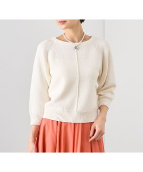 【アナイ/ANAYI】のメランジブークレ プルオーバー 人気、トレンドファッション・服の通販 founy(ファニー) ファッション Fashion レディースファッション Fashion for Women トップス・カットソー Cut & Sew Tops カジュアルプルオーバー・ニットトップス Pullovers & Knit Tops / Casual Pullovers イタリア Italy 春 Spring カラフル Colorful Design コンパクト Compact, Small Size ショート Short, Short Length スマート Smart, Elegant スリーブ Sleeve, Long Sleeve / Short Sleeve トリミング Trimming, Decorative Edge バランス Balance, Style Balance ロング Long, Long-Length ワイド Wide, Wide Fit S/S・春夏 SS, Spring/Summer, Warm Season 再入荷 Restock / Back in Stock 夏 Summer |ID:prp329100004635633