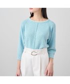 【アナイ/ANAYI】のメランジブークレ プルオーバー 人気、トレンドファッション・服の通販 founy(ファニー) ファッション Fashion レディースファッション Fashion for Women トップス・カットソー Cut & Sew Tops カジュアルプルオーバー・ニットトップス Pullovers & Knit Tops / Casual Pullovers イタリア Italy 春 Spring カラフル Colorful Design コンパクト Compact, Small Size ショート Short, Short Length スマート Smart, Elegant スリーブ Sleeve, Long Sleeve / Short Sleeve トリミング Trimming, Decorative Edge バランス Balance, Style Balance ロング Long, Long-Length ワイド Wide, Wide Fit S/S・春夏 SS, Spring/Summer, Warm Season 再入荷 Restock / Back in Stock 夏 Summer thumbnail blue|ID: prp329100004635633 ipo3291000000033389061