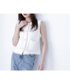 【ナチュラル ビューティー ベーシック/NATURAL BEAUTY BASIC】のツイーディーニットジレ 人気、トレンドファッション・服の通販 founy(ファニー) ファッション Fashion レディースファッション Fashion for Women アウター Coat / Outerwear Collection トップス・カットソー Cut & Sew Tops ニット Knit Tops & Sweaters ベスト&ジレ / 重ね着スタイル Vests & Gilets サマー Summer, Summer Style ツイード Twill, Twill Weave フリンジ Fringe, Tassel ロング Long, Long-Length エレガント 上品 Elegant thumbnail オフホワイト1|ID: prp329100004635672 ipo3291000000033580760