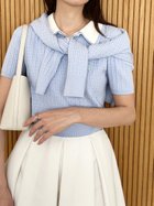 【スナイデル/SNIDEL】のワンポイントモチーフカーディガン 人気、トレンドファッション・服の通販 founy(ファニー) ファッション Fashion レディースファッション Fashion for Women トップス・カットソー Cut & Sew Tops カーディガン・羽織り Layered Style Cardigans キャミソール Camisole, Spaghetti Strap Top シフォン Chiffon, Lightweight Fabric シンプル Simple, Minimal ストレート Straight, Straight Cut フィット Fit, Slim Fit フェミニン Feminine, Girly ボトム Bottoms, Lower Wear ボーダー Border, Stripe 半袖 Short Sleeve, Half Sleeve 無地 Plain, Solid Color レース Lace, Lace Fabric ワンポイント One Point, Statement Accent おすすめ Recommended / Our Picks thumbnail LBLU[081]|ID: prp329100004635692 ipo3291000000033389965