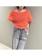 【リリーブラウン/Lily Brown】のフリンジフェザーニットトップス 人気、トレンドファッション・服の通販 founy(ファニー) 雑誌掲載アイテム Magazine Picks & Fashion Features ファッション雑誌 Fashion Magazines ビジンヒャッカ 美人百花 ファッション Fashion レディースファッション Fashion for Women トップス・カットソー Cut & Sew Tops ニット Knit Tops & Sweaters 3月号 March Issue エアリー Airy Texture オレンジ Orange フェザー Feather, Feather Detail ミックス Mix, Mixed Style 雑誌 Magazine, Fashion Magazine thumbnail ORG[051]|ID: prp329100004635719 ipo3291000000033561727